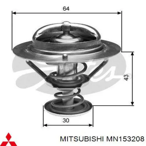 Chłodnica silnika Mitsubishi MN153208 cena, od 151,48 USD
