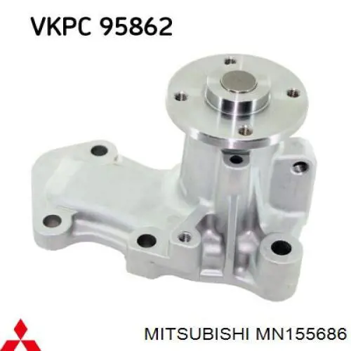 Do koszyka MN155686 Mitsubishi Pompa chłodząca wodna