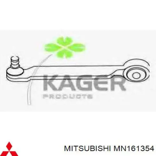 Do koszyka MMB860832 Mitsubishi Wahacz zawieszenia przedniego dolny prawy