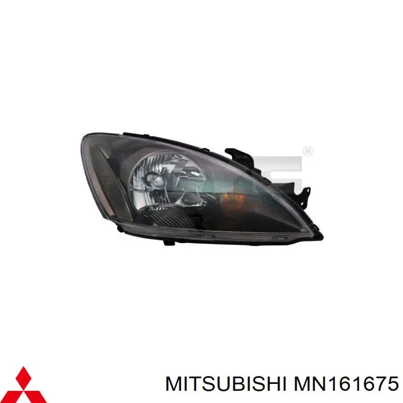 Reflektor lewy Mitsubishi MN161675 cena, od 122,67 USD