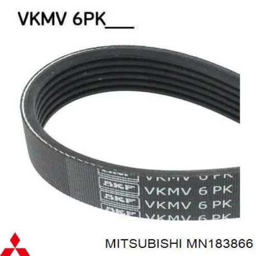 Do koszyka MN183866 Mitsubishi Pas napędowy mechanizmów