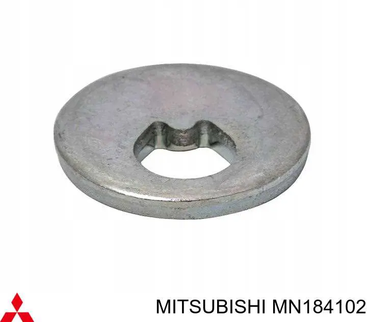 Do koszyka MN184102 Mitsubishi Podkładka śruby mocowania tylnego wahacza dolnego, wewnętrzna