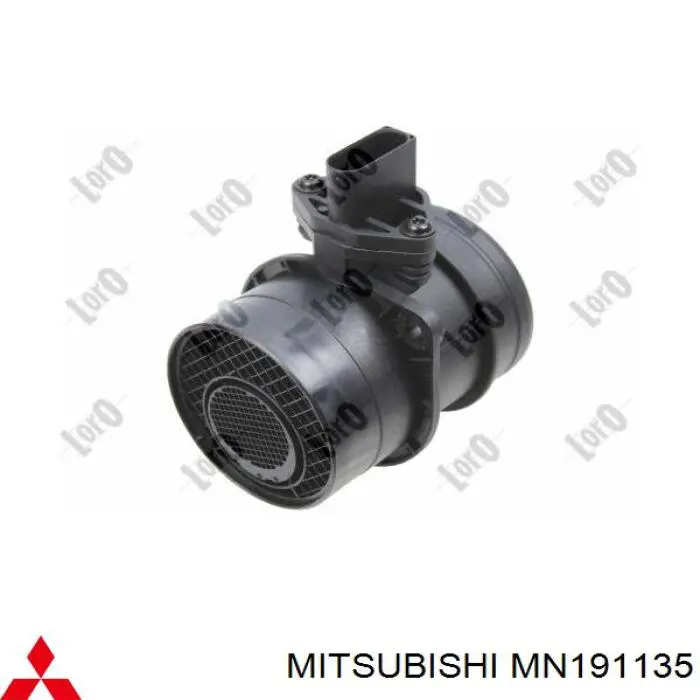 Do koszyka MN191135 Mitsubishi Czujnik przepływu powietrza, przepływomierz powietrza M.A.F.