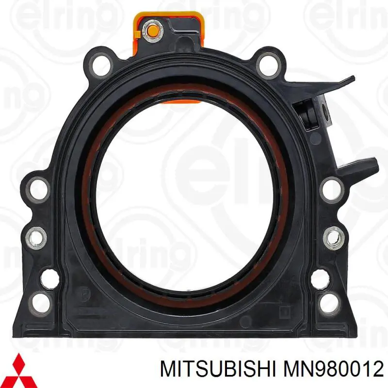 Do koszyka MN980012 Mitsubishi Uszczelniacz wału korbowego silnika tylny