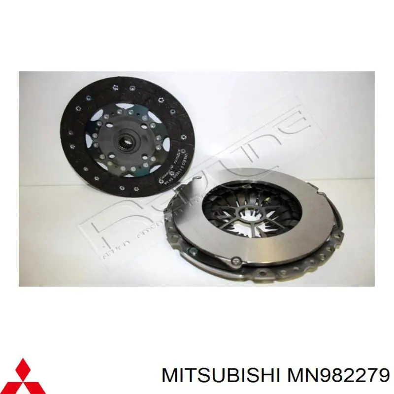 MN982279 Mitsubishi Zestaw sprzęgła (3 części)