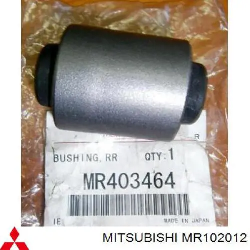 Do koszyka MR102012 Mitsubishi Silentblock wahacza tylnego dolnego