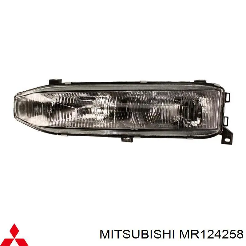 Reflektor prawy Mitsubishi Galant VII sedana (E5A, E7A, E8A) (1992 - 1996) cena, od 78,69 USD