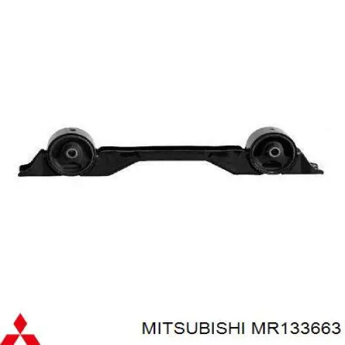 Do koszyka MR133663 Mitsubishi Poduszka (podpora) silnika tylna
