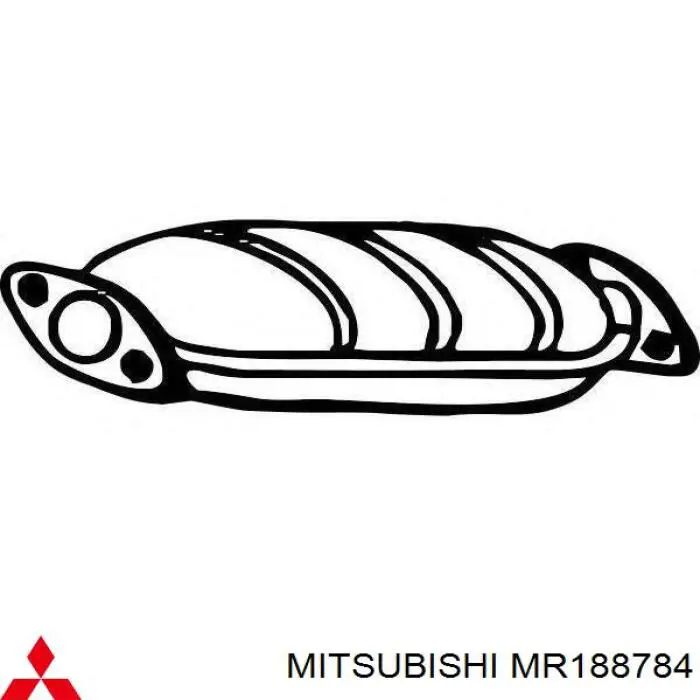 Konwerter-katalizator Mitsubishi MR188784 cena, od 658,69 USD
