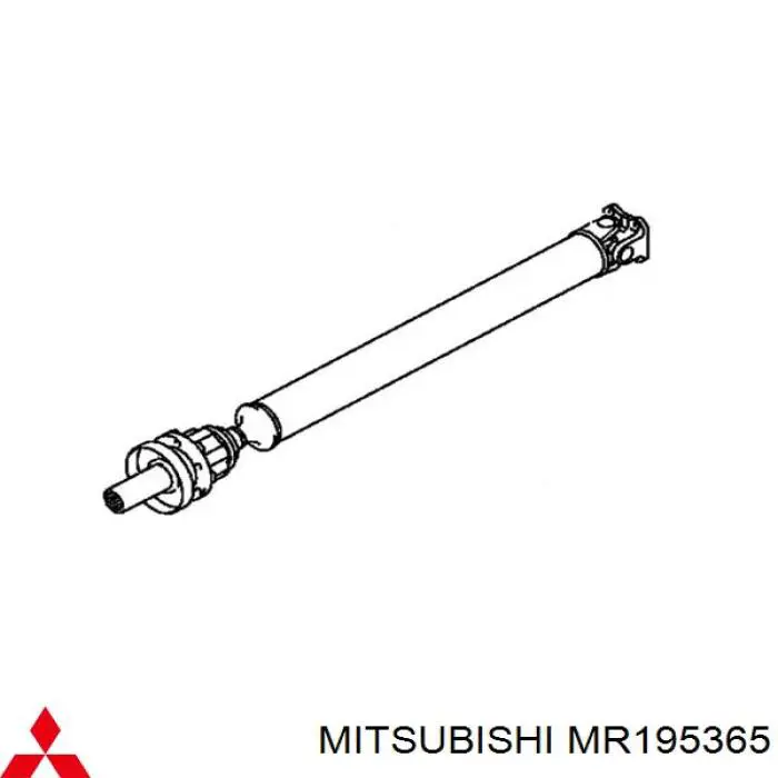 Wał Cardana tylny, kompletny Mitsubishi Pajero II SUV (V2W, V4W) (1990 - 2004) cena, od 514,35 USD