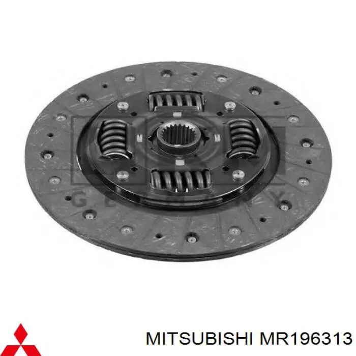 Do koszyka MR196313 Mitsubishi Tarcza sprzęgła