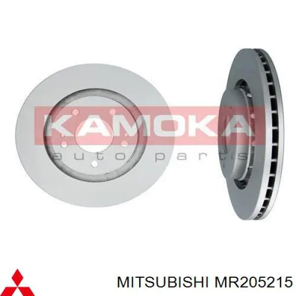 MR205215 Mitsubishi Tarcza hamulcowa przednia