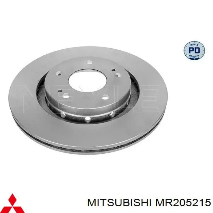 Tarcza hamulcowa przednia Mitsubishi MR205215 cena, od 49,50 USD