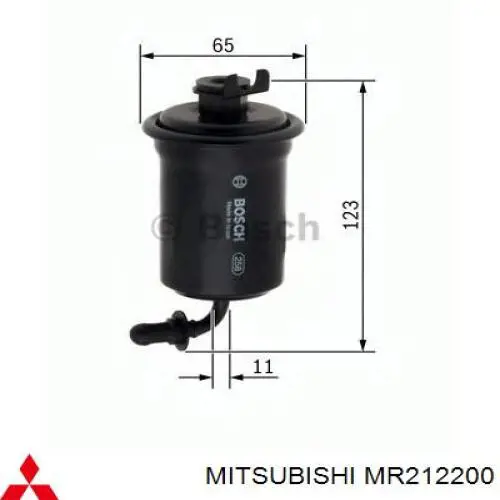 Filtr paliwa MR212200 Mitsubishi