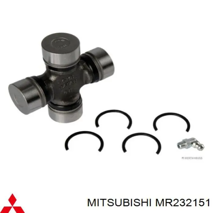 Do koszyka MR232151 Mitsubishi Krzyżak wału Cardana tylnego