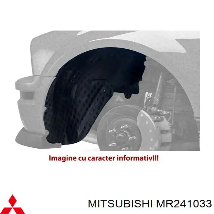Nadkole błotnika przedniego lewe do Mitsubishi L 200 III K60, K70