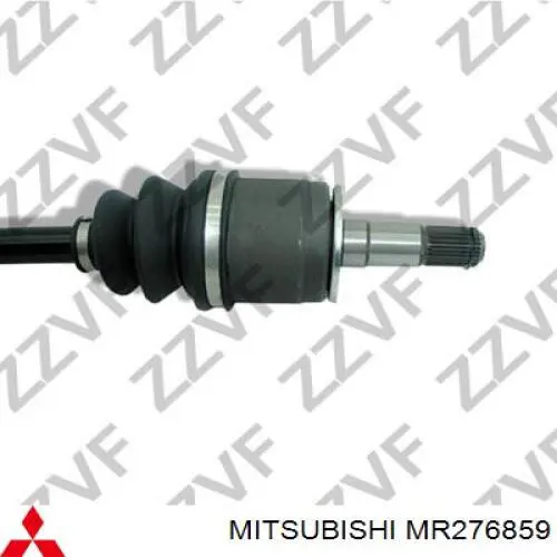 Do koszyka MR276859 Mitsubishi Półoś napędowa przednia lewa