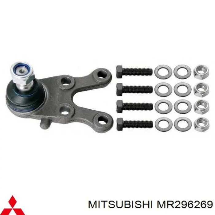Sworzeń wahacza dolny lewy Mitsubishi MR296269 cena, od 23,84 USD