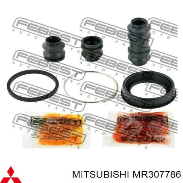 Do koszyka MR307786 Mitsubishi Zestaw naprawczy zacisku hamulcowego tylnego