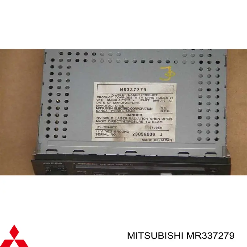 Radioodtwarzacz (radio AM/FM) Mitsubishi MR337279 cena, od 140,70 USD