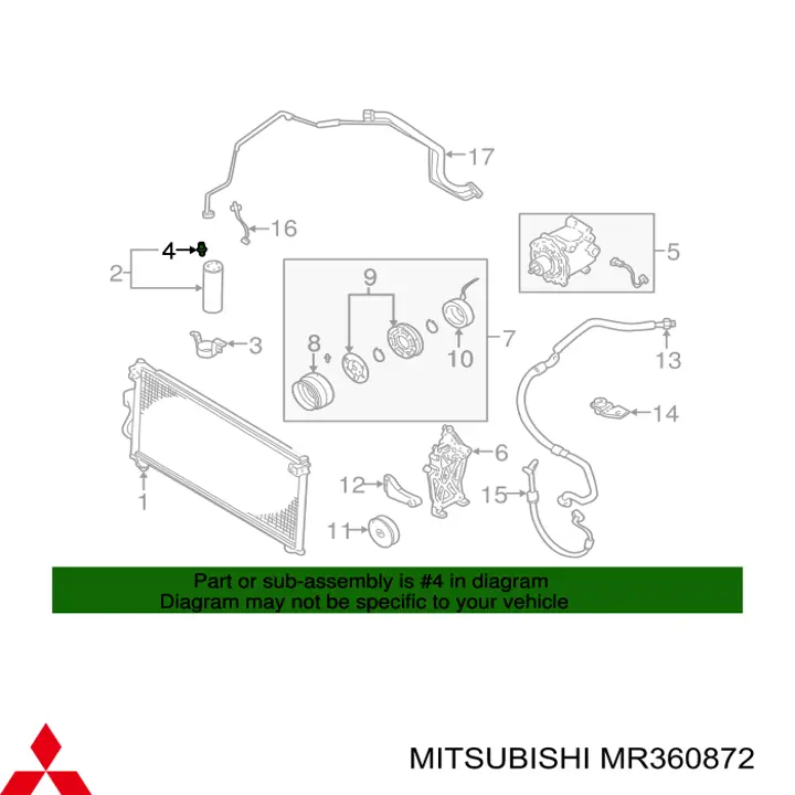 Czujnik ciśnienia bezwzględnego klimatyzacji Mitsubishi Carisma hatchback (DA) (1995 - 2003) cena, od 84,78 USD