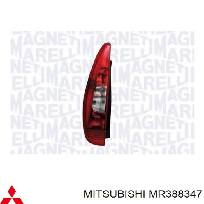 Lampa zespolona tylna lewa MR388347 Mitsubishi