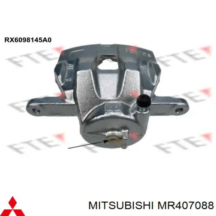 Tłoczek zacisku hamulcowego przedniego Mitsubishi MR407088 cena, od 15,04 USD