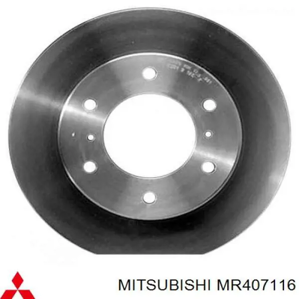 MR407116 Mitsubishi Tarcza hamulcowa przednia