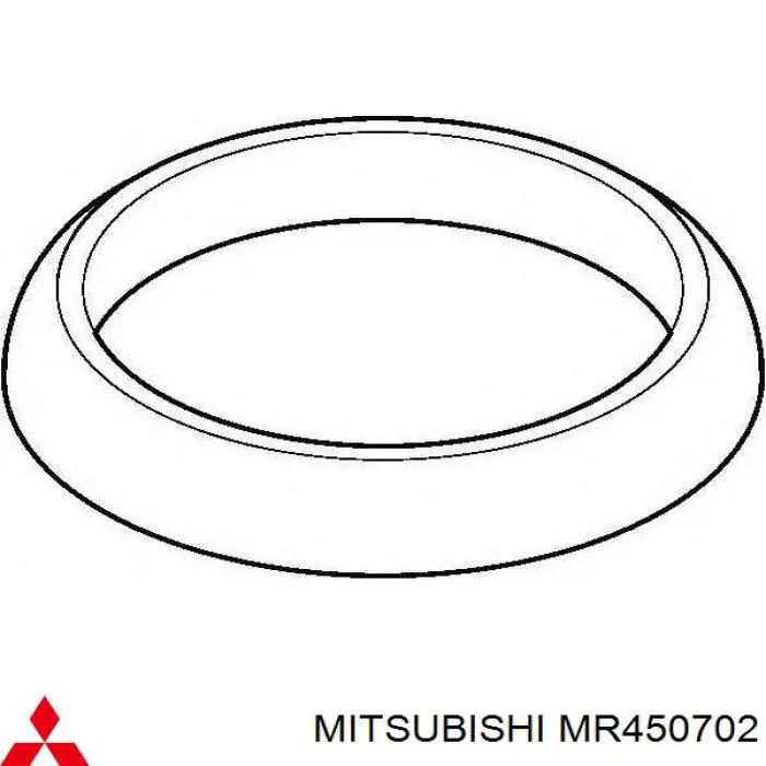 Uszczelka rury odbiornika tłumika Mitsubishi MR450702 cena, od 13,00 USD