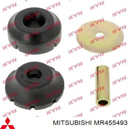 MR455493 Mitsubishi Poduszka amortyzatora przedniego
