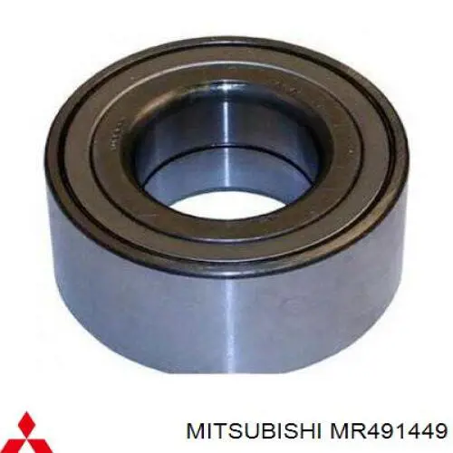 Do koszyka MR491449 Mitsubishi Łożysko piasty przedniej
