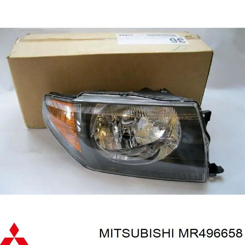 Reflektor prawy do Mitsubishi Pajero PININ H60, H70