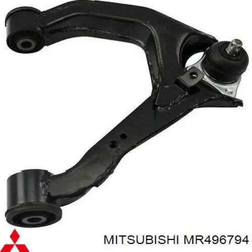 MR496794 Mitsubishi Wahacz zawieszenia przedniego prawy górny