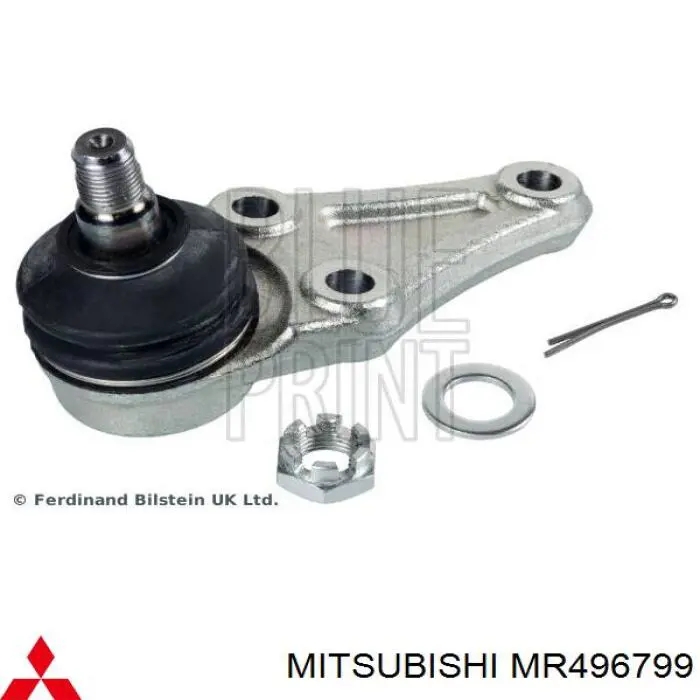Sworzeń wahacza dolny MR496799 Mitsubishi