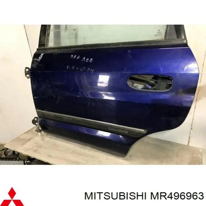 Drzwi tylne lewe Mitsubishi Space Star minivan (DG0) (1998 - 2004) cena, od 130,84 USD