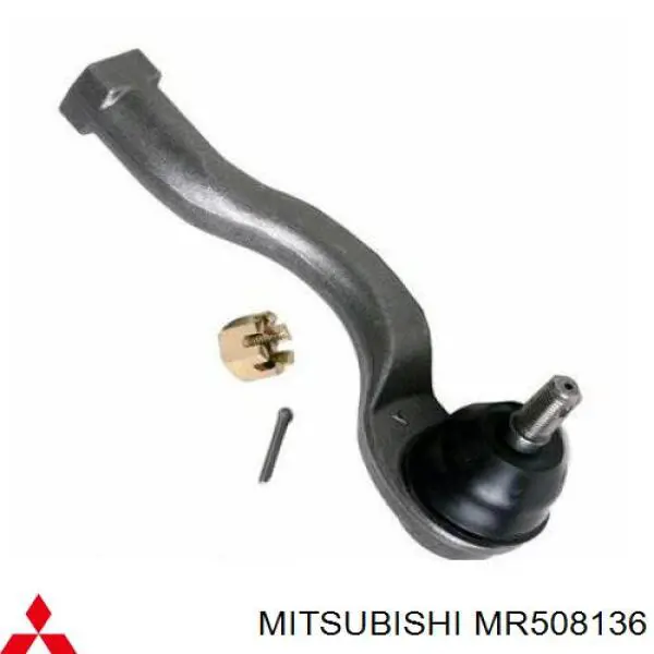 Do koszyka MR508136 Mitsubishi Końcówka drążka kierowniczego zewnętrzna