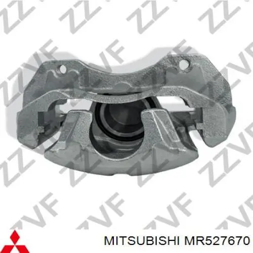 Do koszyka MR527670 Mitsubishi Zacisk hamulcowy przedni lewy