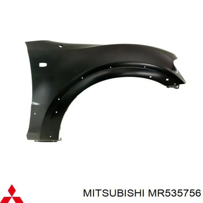MR535756 Mitsubishi Błotnik przedni prawy