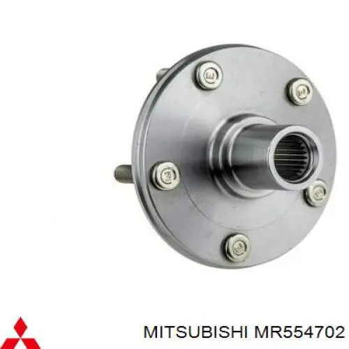 Do koszyka MR554702 Mitsubishi Piasta przednia