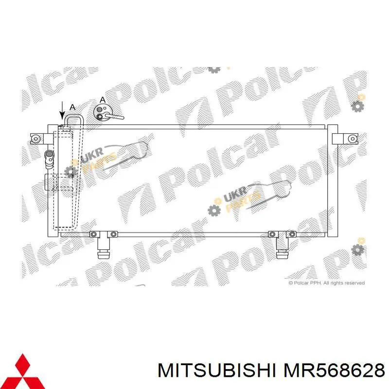 Chłodnica klimatyzacji Mitsubishi Pajero PININ SUV (H60, H70) (1999 - 2005) cena, od 150,82 USD