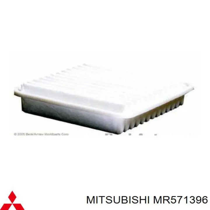 Do koszyka MR571396 Mitsubishi Filtr powietrza