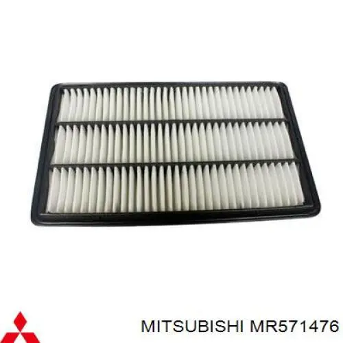 Filtr powietrza Mitsubishi MR571476 cena, od 12,20 USD