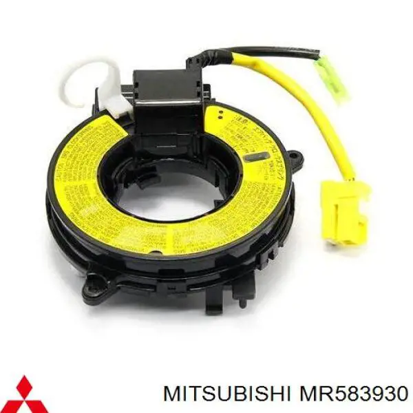 Pierścień kontaktowy AIRBAG, taśma kierownicy Mitsubishi MR583930 cena, od 27,20 USD