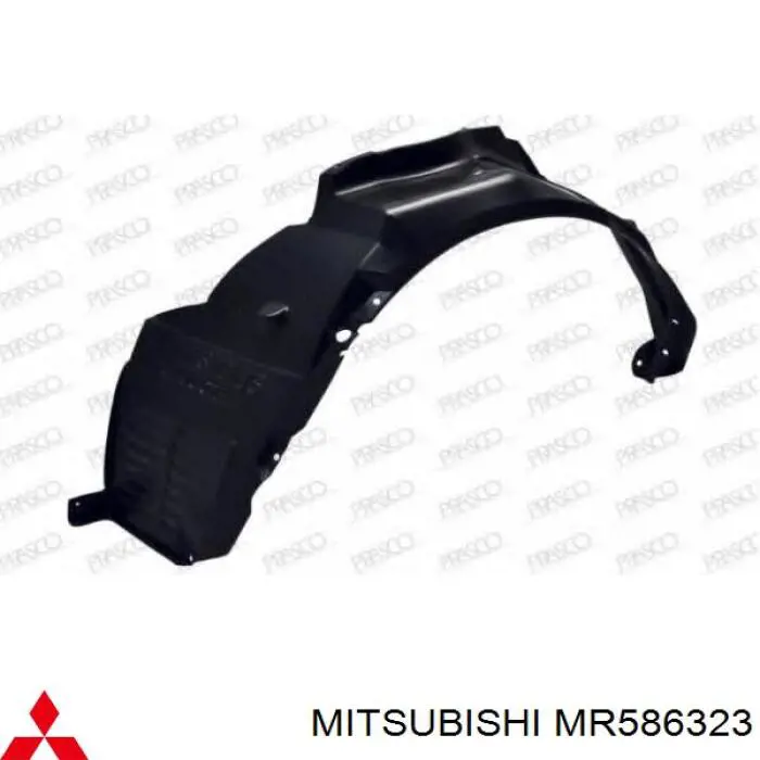MR586323 Mitsubishi Nadkole błotnika przedniego lewe
