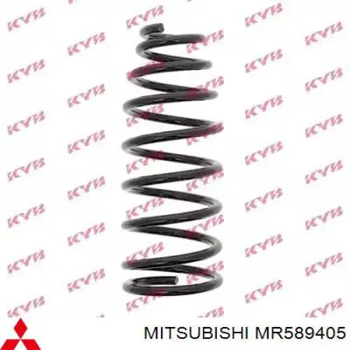 Do koszyka MR589405 Mitsubishi Sprężyna tylna