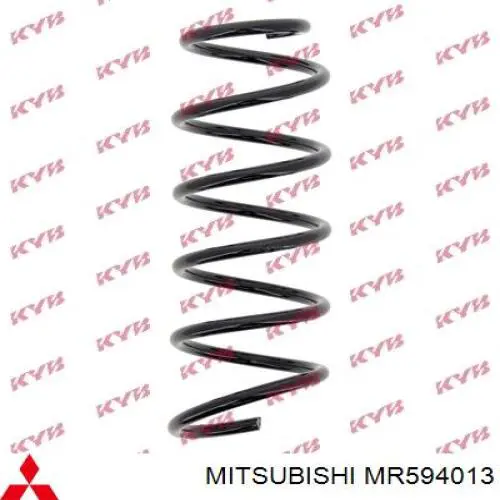 Sprężyna przednia Mitsubishi MR594013 cena, od 25,96 USD