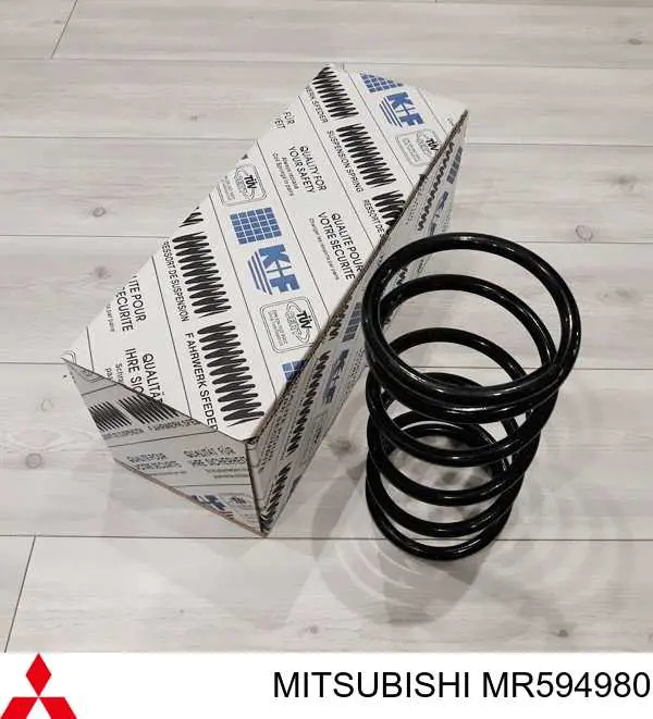 Do koszyka MR594980 Mitsubishi Sprężyna tylna