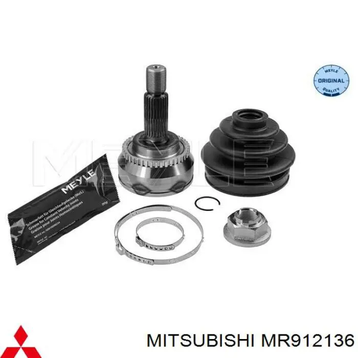 Do koszyka MR912136 Mitsubishi Przegub homokinetyczny przedni zewnętrzny