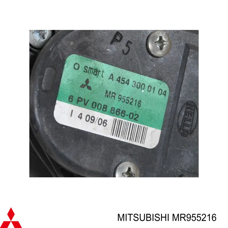 Pedał przyspieszenia (gazu) do Mitsubishi Colt VI Z3A