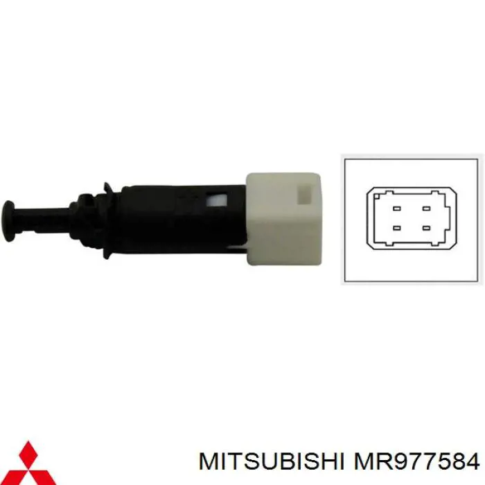 Do koszyka MR977584 Mitsubishi Czujnik włącznika świała stop